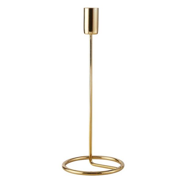 47th & Main (Creative Brands) - Modern Brass Candleholder - Large