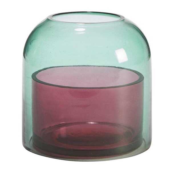 47th & Main (Creative Brands) - Green/Pink Candle Cloche