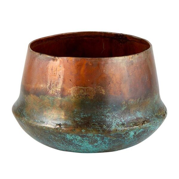 47th & Main (Creative Brands) - Copper Blue Planter - Small