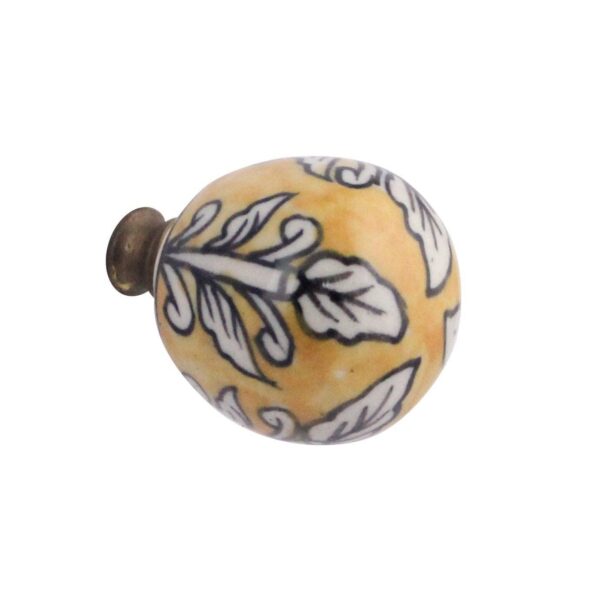 NACH - CERAMIC KNOB, YELLOW