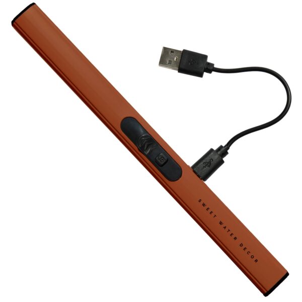 Sweet Water Decor - *NEW* Burnt Orange Rechargeable Electric Lighter -Home Decor