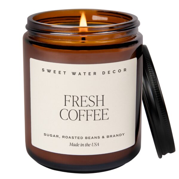 Sweet Water Decor - Fresh Coffee 9 oz Soy Candle - Home Decor & Gifts