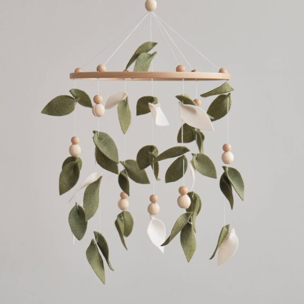 ChilDreams - Baby Crib Mobile - Forest Mobile, Leaf Crib Mobile