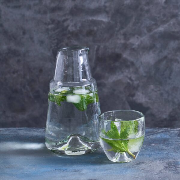 The Collective - Pebbled Bedside Carafe Set