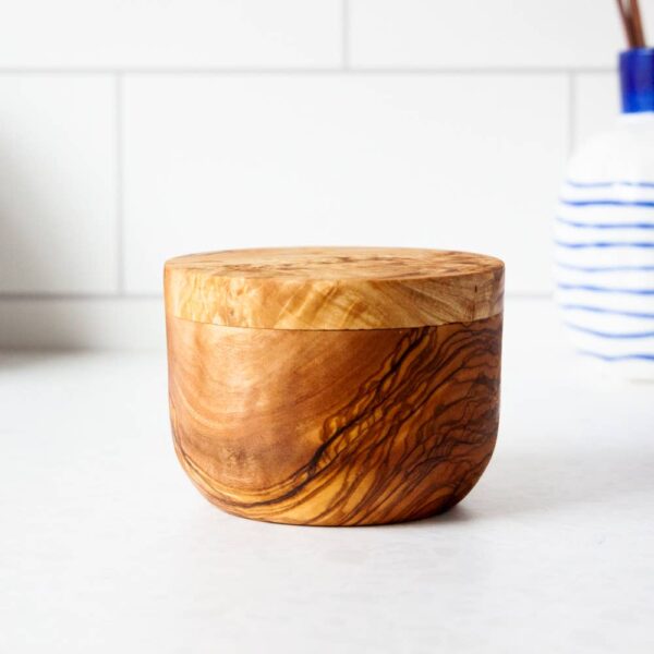 Vesper & Vine - Olive Wood Salt Cellar