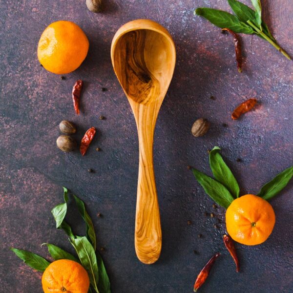 Vesper & Vine - Olive Wood Soup Ladle