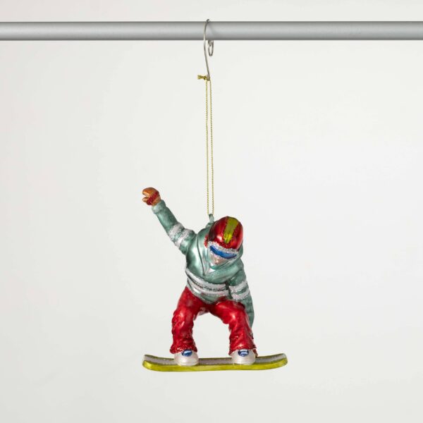 Sullivans Home Decor - Retro Snowboarder Ornament