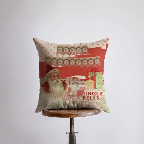 UniikPillows - Vintage Jingle Bells | Merry Christmas | Throw Pillow | Christmas Pillow | Home Decor | Christmas Décor | Christmas tree | Christmas Gifts