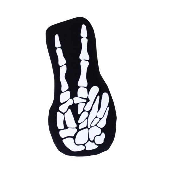 Imani + KIDS by Imani Collective - Skeleton peace sign pillow