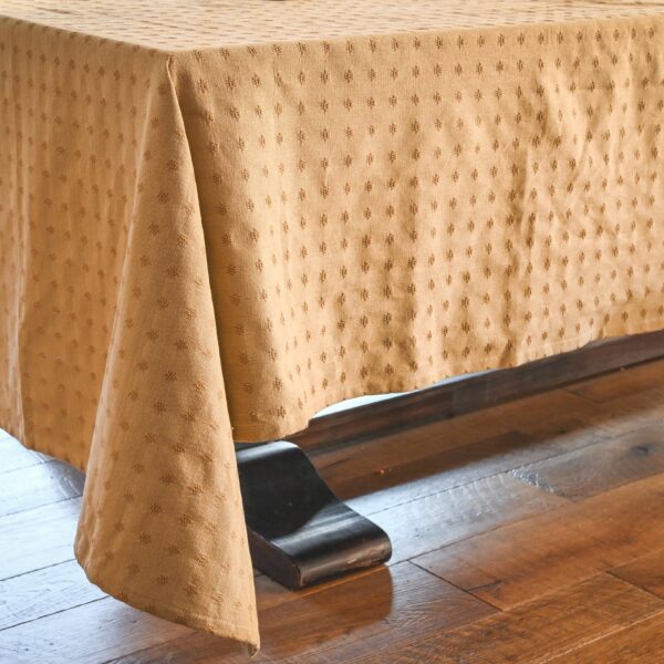 Galley and Fen - Umber Dobby Tablecloth