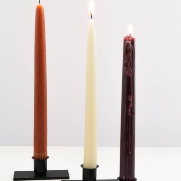 Millstream Home - The Metal Taper Candle Holders - Set of 3