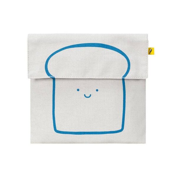 Fluf - Flip Snack Sack - Bread Blue