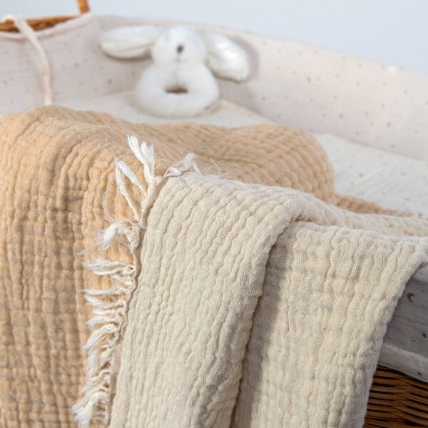 o cactuu - Beige Muslin Blanket for Kids - 100% Cotton - Limited Stock