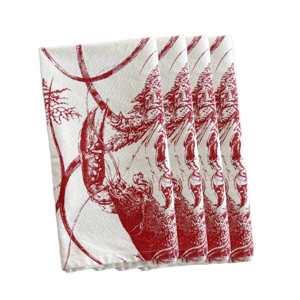 Caskata - Red Lobster Dinner Napkins, Set of 4