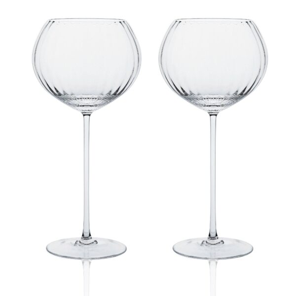 Caskata - Quinn Clear Red Wine Glasses, Set of 2