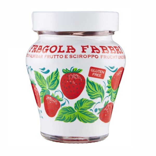 Gourmet Food Solutions, Inc. - Wild Italian Strawberries in Syrup - Fabbri 230g glass jar