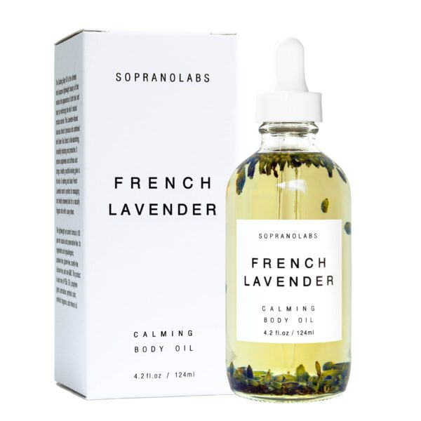 SopranoLabs - French Lavender Calming Body Oil. SPA Gift for her