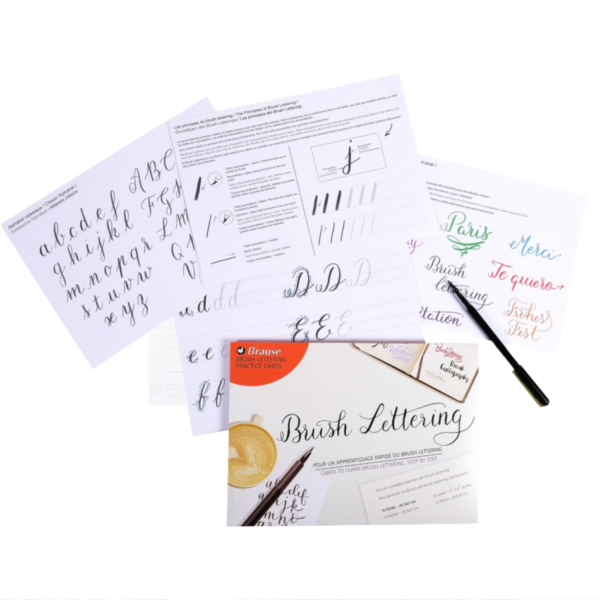 Exaclair - Brause Brush Lettering Calligraphy Practice Set