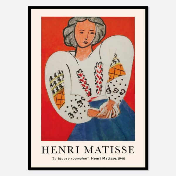 Sugar & Canvas - Henri Matisse La Blouse Roumaine Vintage Art Print M02