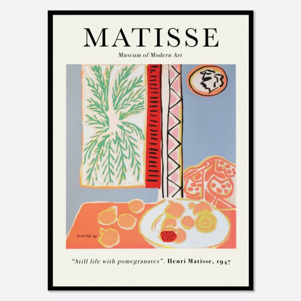 Sugar & Canvas - Henri Matisse Still Life with Pomegranates Art Print M63