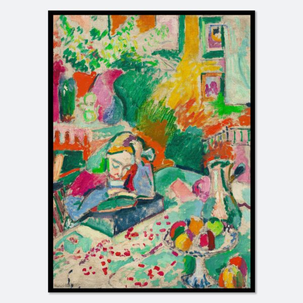 Sugar & Canvas - Matisse Interior with a Young Girl Reading Art Print M140