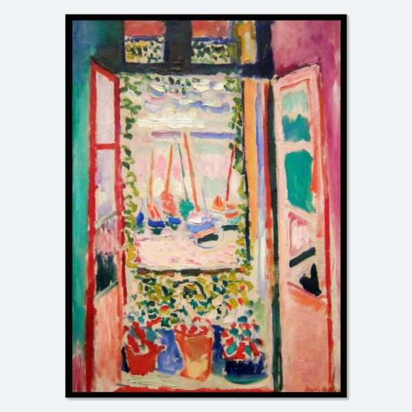 Sugar & Canvas - Matisse The Open Window 1905 Painting Art Print M136