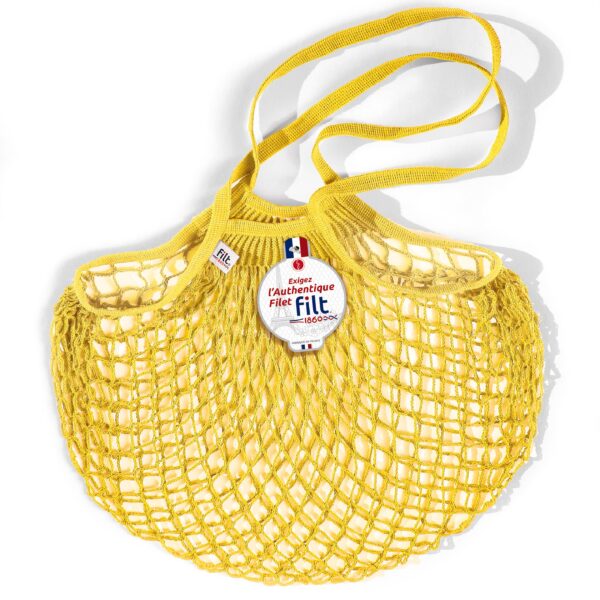 Filt1860 - Yellow Solarium shopping net with large handles