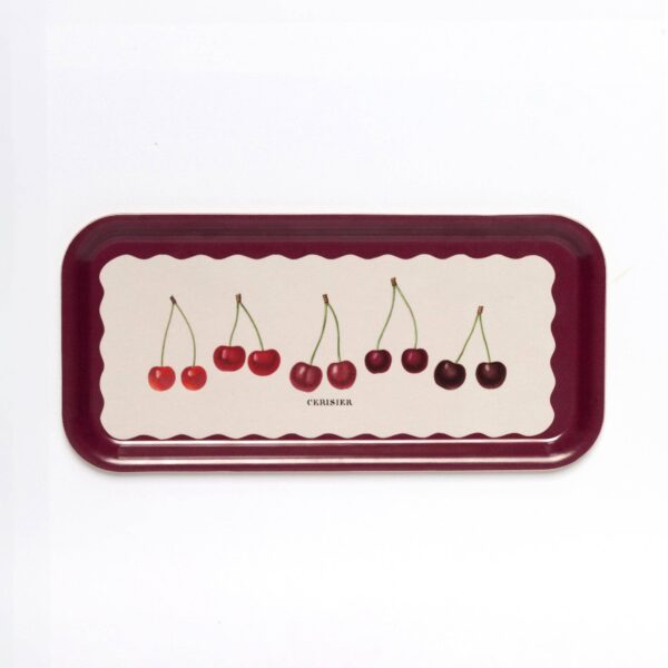 Roomytown Inc - Cherries Birchwood Tray