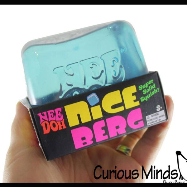 1 Nee Doh Jumbo Nice Cube Berg Ice Sugar Ball - Thick Glue/G