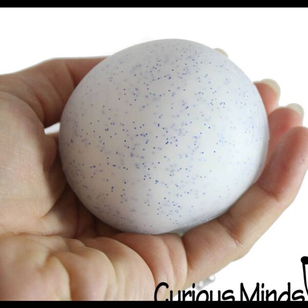 1 Nee-Doh Snow Soft Doh Filled Crunchy Stretch Ball - Sounds