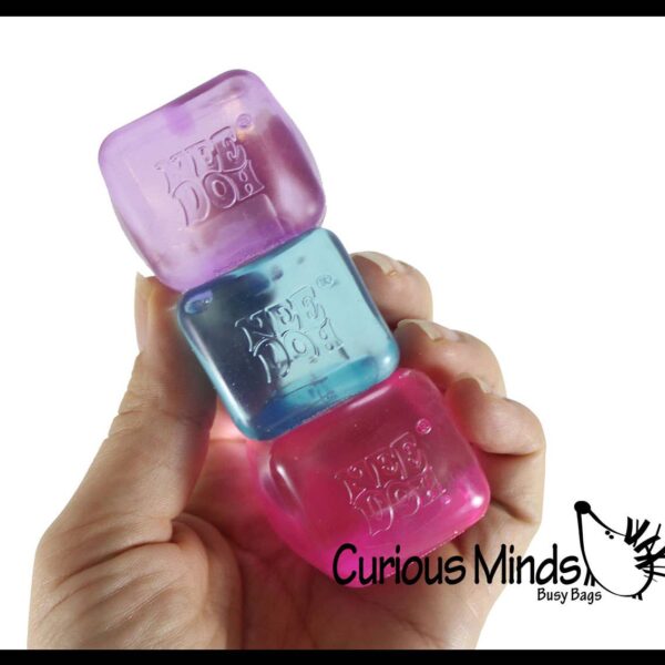 1 NeeDoh Teenie Nice Ice Cube Baby Ice Sugar Ball - Thick Gl