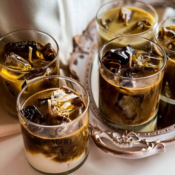 Coffee Shop Scent - Iced Coffee Candle - Glass Jar 10 oz