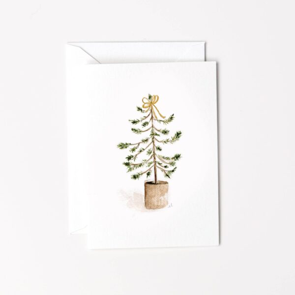 emily lex studio - Christmas tree mini notecard