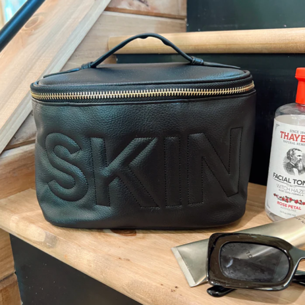 Skin - Black Leather Open Top