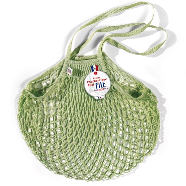 Filt1860 - Green Pergola shopping net with large handles