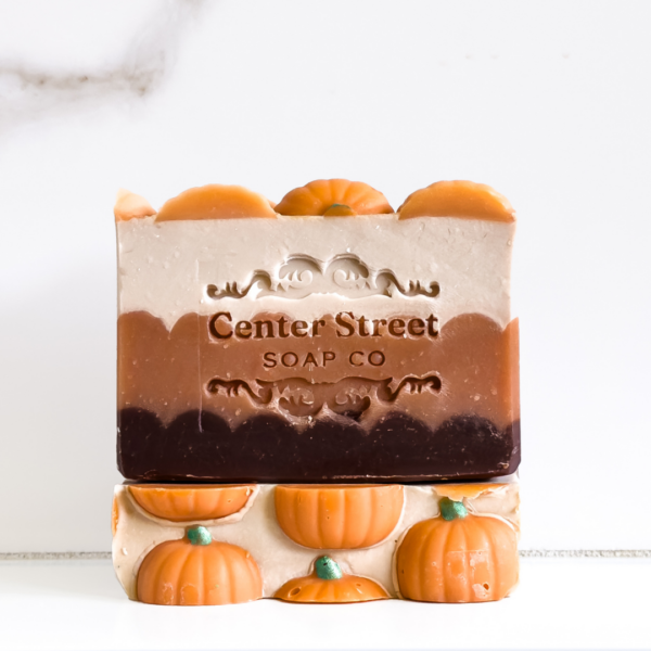 Center Street Soap Co - Pumpkin Spice Customizable Halloween Handmade Soap Bar - 4oz
