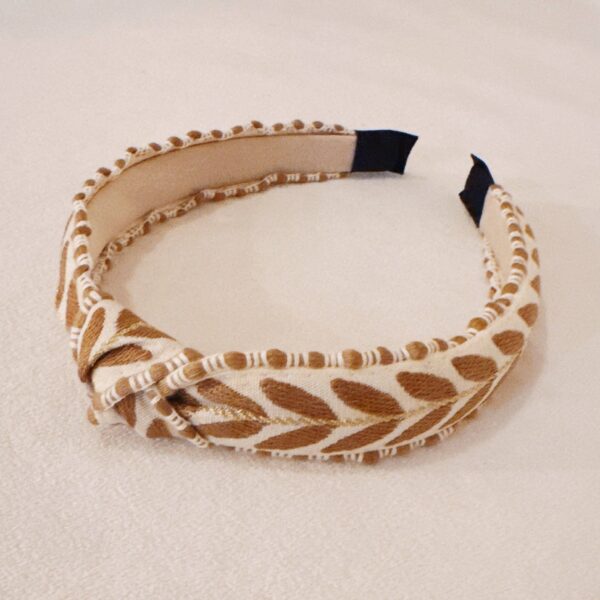 Southern French Slim Headband: Coffee