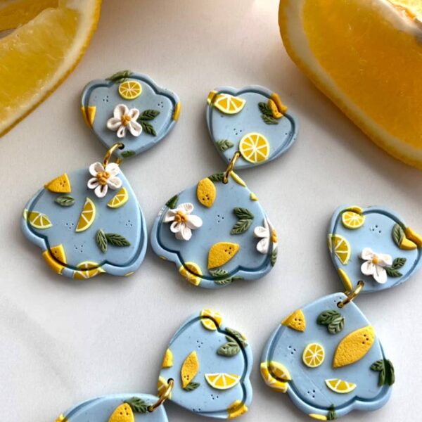 Sweet Lemonade 2 Piece Dangles