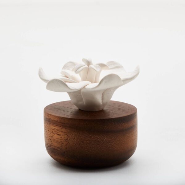Fragrance diffuser - Jasmine flower in porcelain