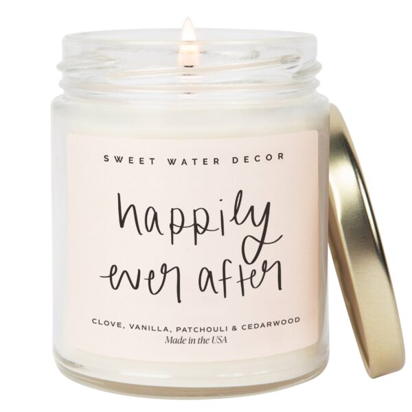 Happily Ever After 9 oz Soy Candle - Home Decor & Gifts