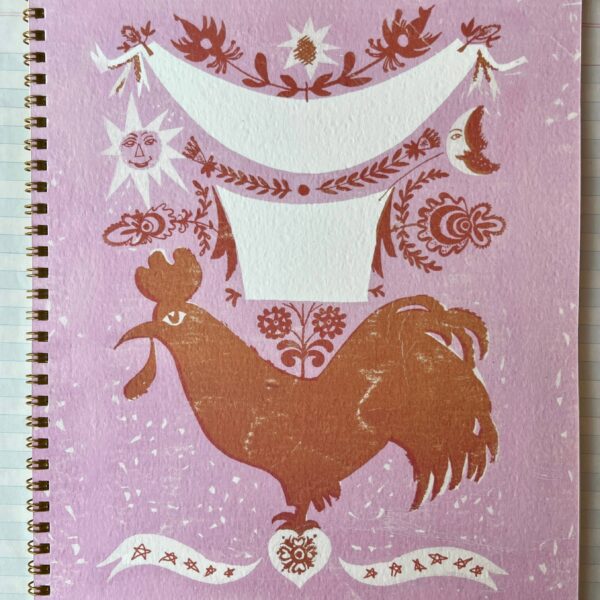 French Storybook Notebooks: Rooster Lined