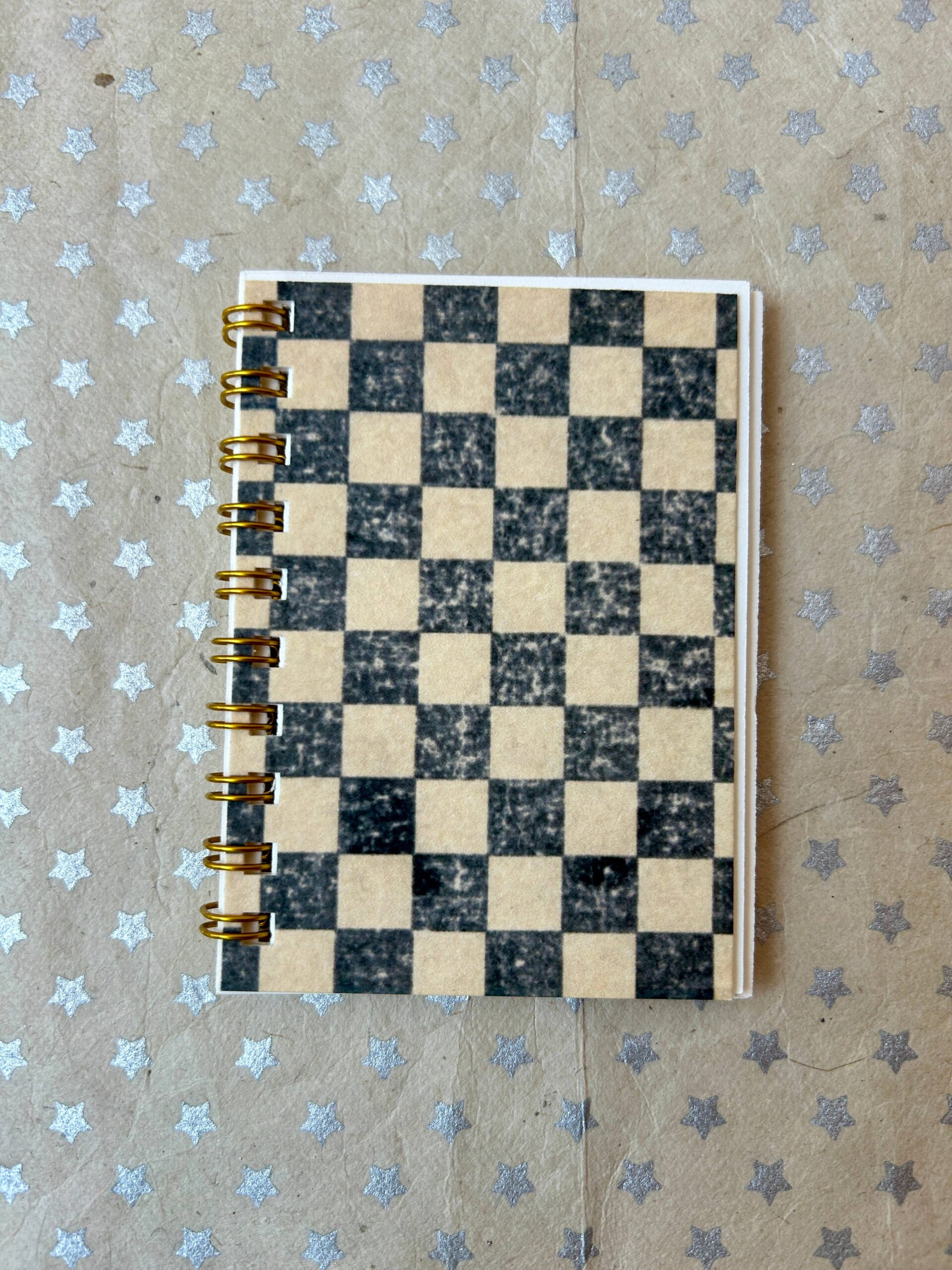 Checkerboard Itty Bitty Notebook