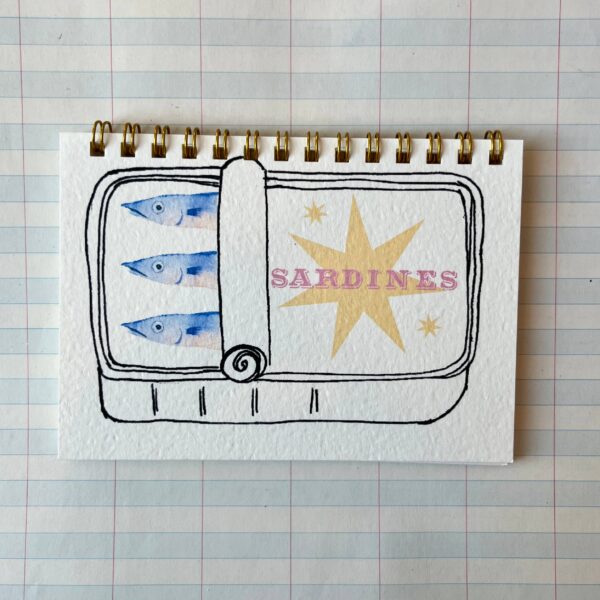 Sardines Mini Notebook