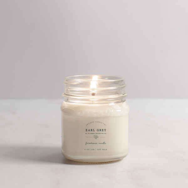 Antique Candle Co.® - Earl Grey - Soy Wax Mason Jar Candle