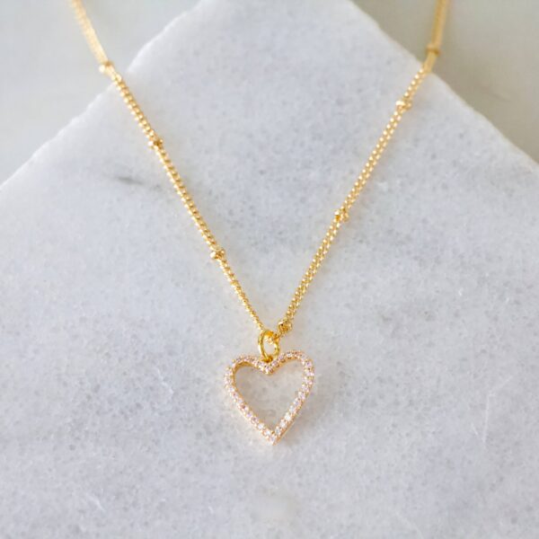 CZ Heart Necklace