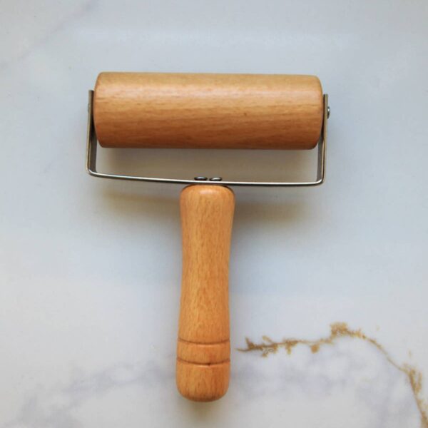 Wooden Pastry Pizza Rolling Pin: D