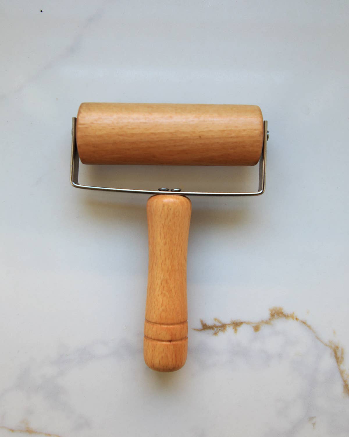 Wooden Pastry Pizza Rolling Pin: D