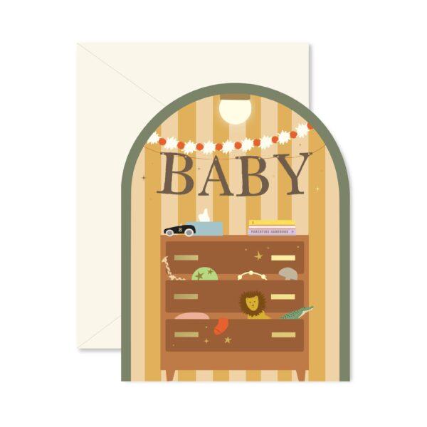 Baby Arch Dresser Greeting Card