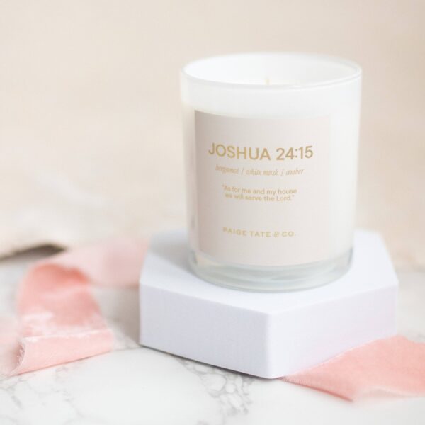 Scripture Candle: Joshua 24:15