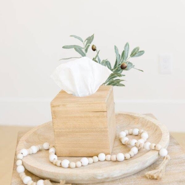 5x6x5 Wood Tissue Box